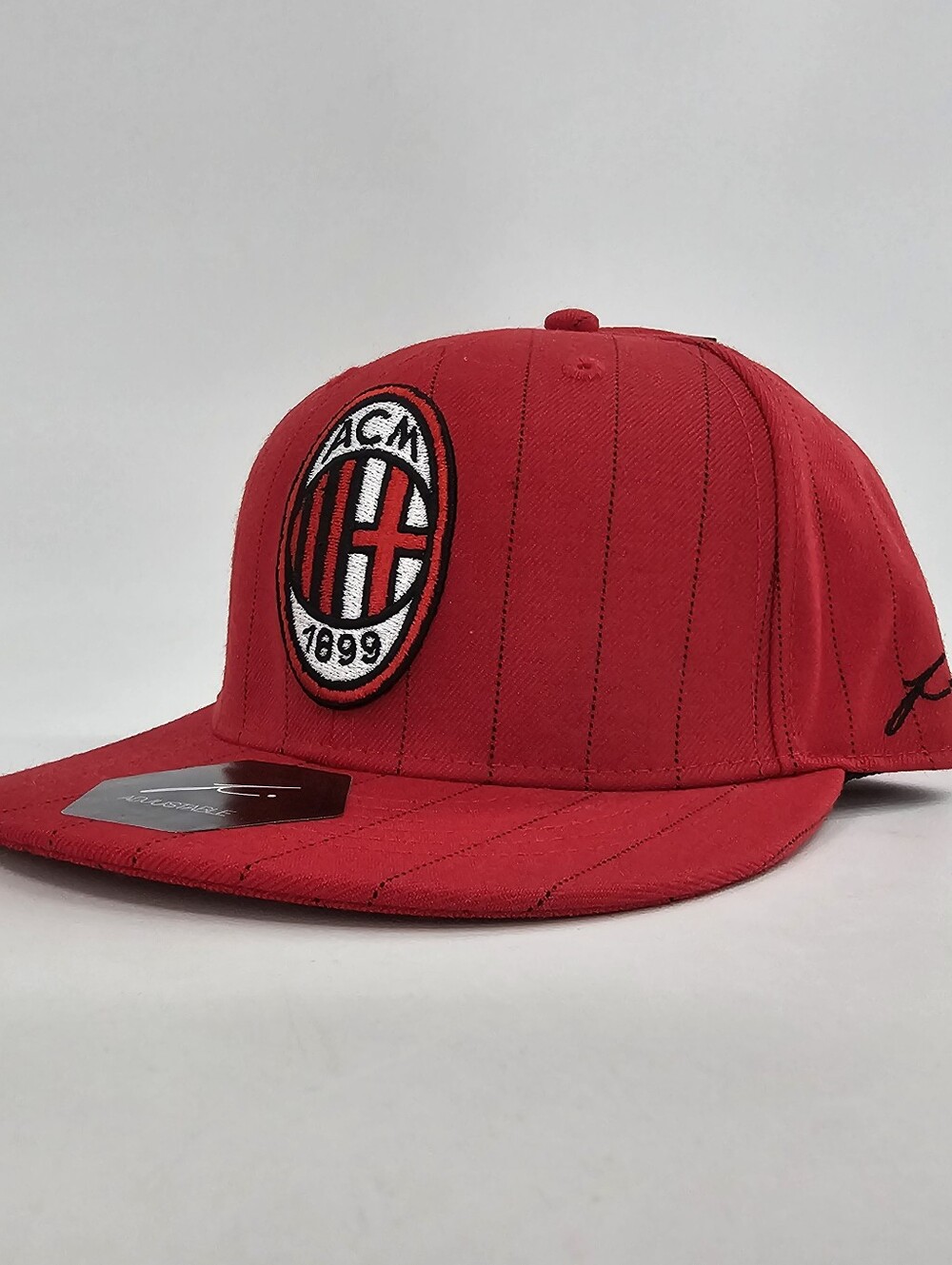 AC Milan 1899 Serie A Soccer Team Fi Collection Snapback Men's Cap
